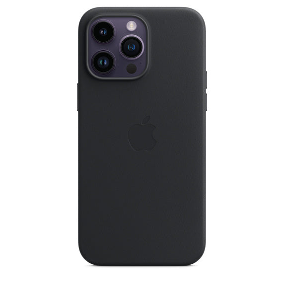 iPhone 15 Pro Max Leather Case with Magsafe - Black