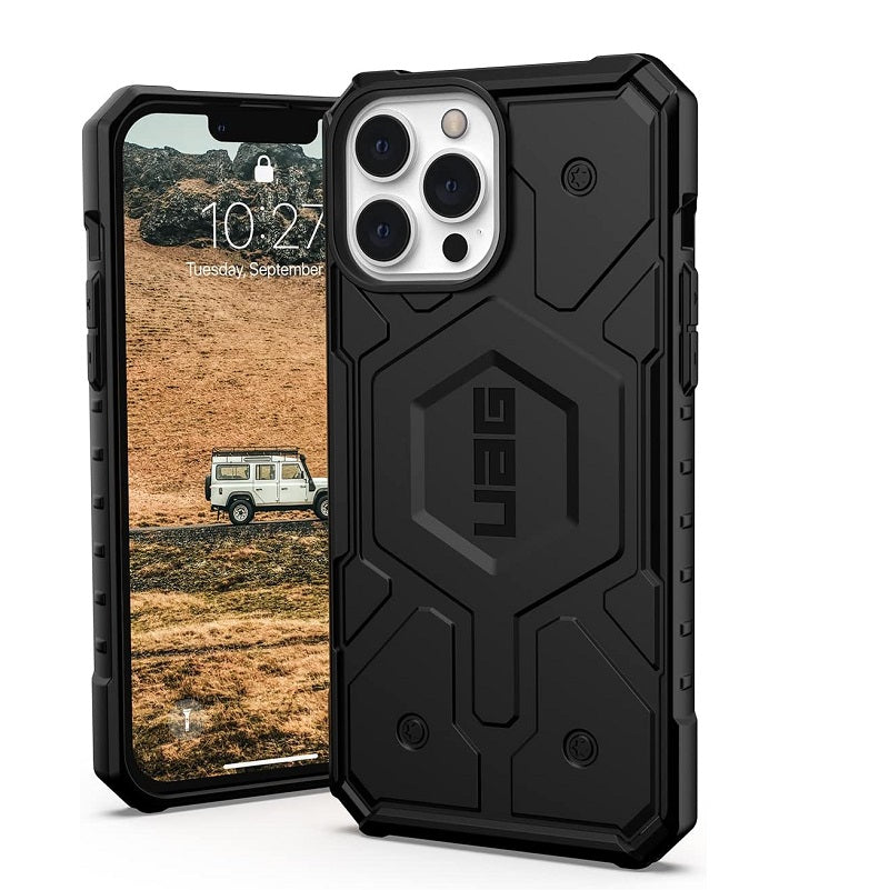 iPhone 15 Pro Max UAG Pathfinder Premium Rugged Shockproof Case With Magsafe-Black