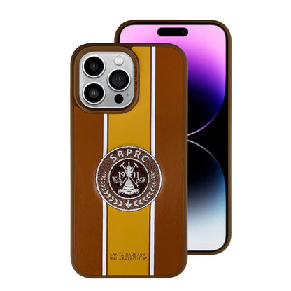 iPhone 14 Gareth Series Genuine Santa Barbara Leather Case