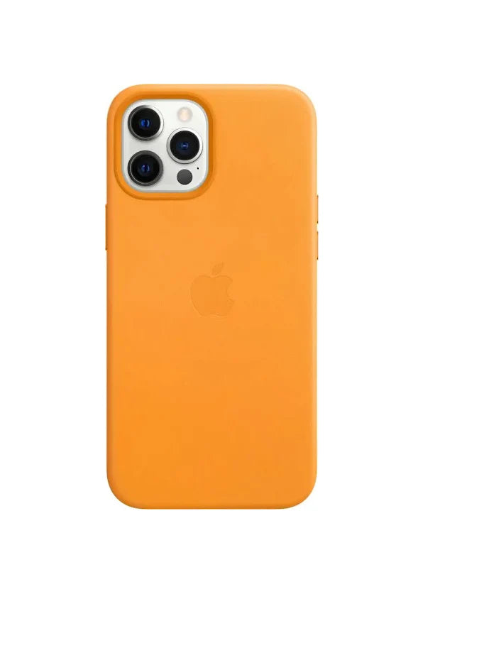 iPhone 15 Pro Leather Case - California Poppy