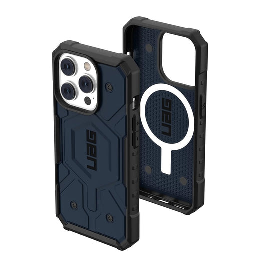 iPhone 15 Pro UAG Pathfinder Premium Rugged Shockproof Case With Magsafe-Dark Blue