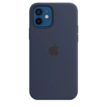 iPhone 11 Silicon Case Liquid Silicon Inner Fabric with Logo