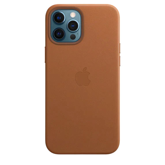 iPhone 15 Leather Case - Saddle Brown