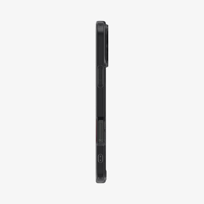 iPhone 16 Pro Hybrid Zero One Matte Finish Case with Magsafe (TPU+Poly Carbonate) - Black