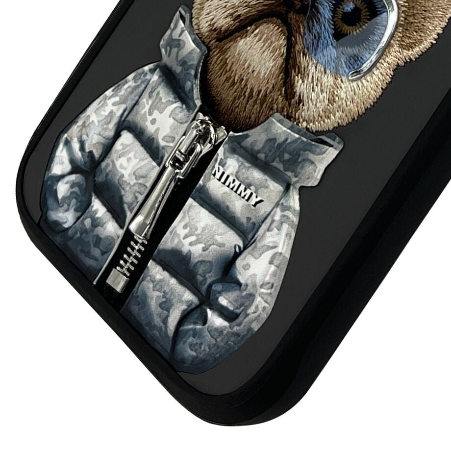 iPhone 16 Pro Max Nimmy 3D Embroidery Winter Jacket Series Case - Dog