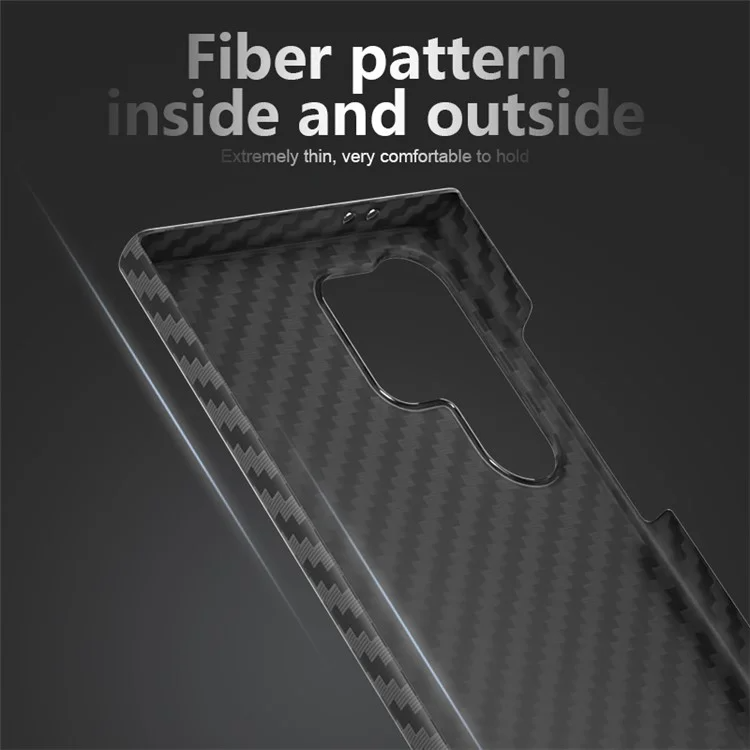 Samsung Galaxy S23 Ultra Carbon Fiber Texture Ant-fingerprint Matte Case