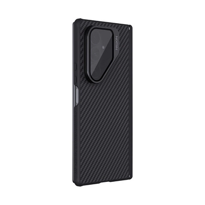 Samsung Galaxy Z Fold7 Nillkin Case, Carbon Aramid Fiber+TPU with Metal Camera Stand Magsafe - Black