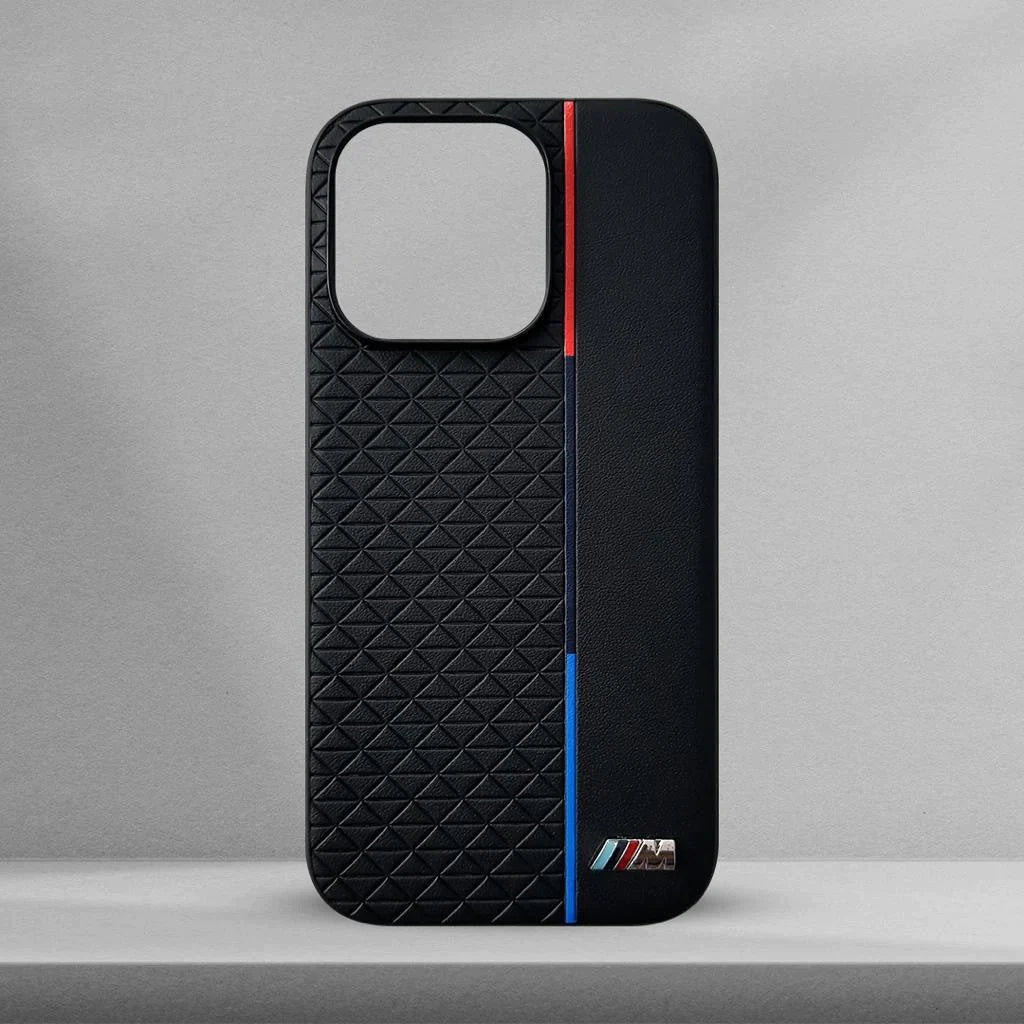 iPhone 14 Pro BMW M Sports Car Logo dual Shade Design Case