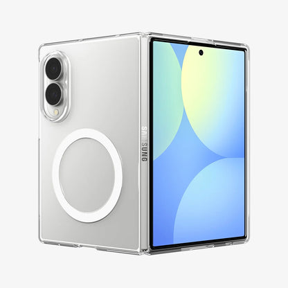 Samsung Z Fold8 Transparent Case, Crystal Clear Anti-Yellowing Back Cover with Magsafe