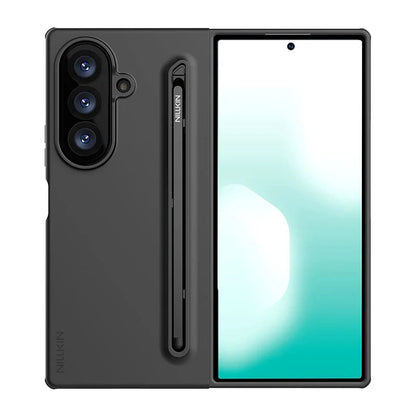 Samsung Z Fold8 Ultra Nillkin Case, Flex Pure Fold Liquid Silicone Cover with Spen - Black