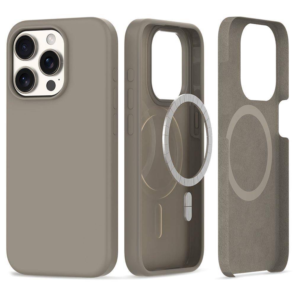 iPhone 15 Silicone Case With Magsafe -Titanium