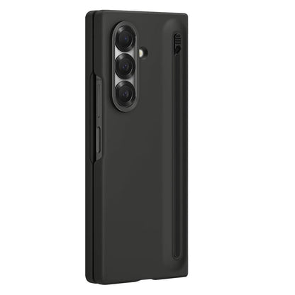 Samsung Galaxy Z Fold7 S-Pen Case, Skin Feel Cover wtih Stylus - Black