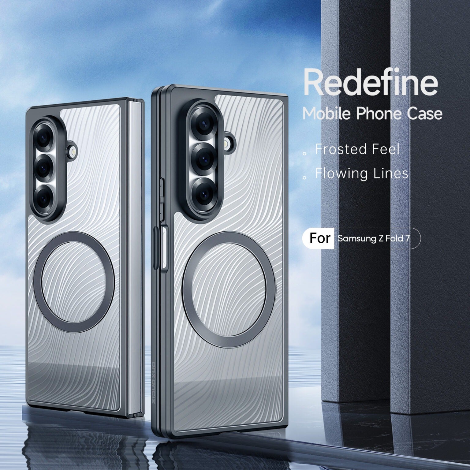 Samsung Galaxy Z Fold7 DUX DUCIS AIMO Series Magnetic Matte Finish Case with Magsafe