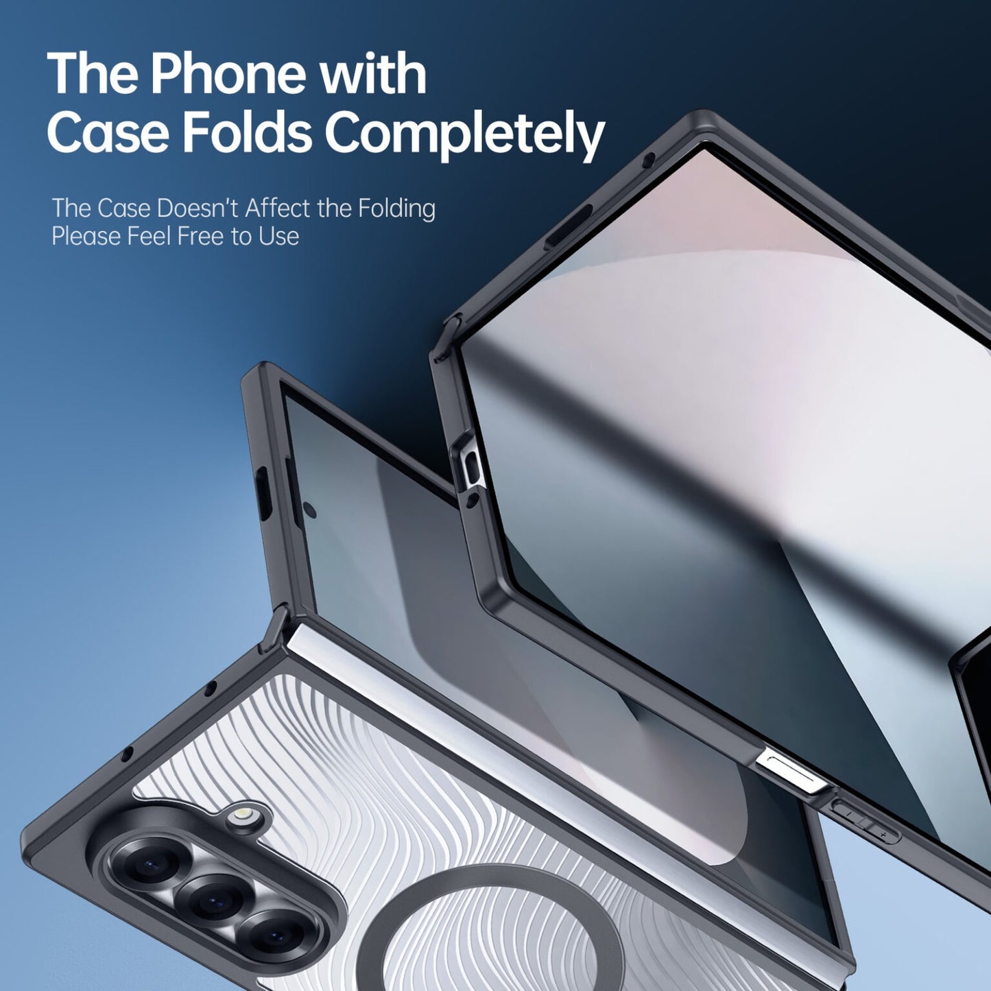 Samsung Galaxy Z Fold7 DUX DUCIS AIMO Series Magnetic Matte Finish Case with Magsafe