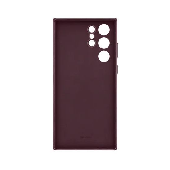 Samsung Galaxy S22 Ultra Vegan Leather Case Side Cut
