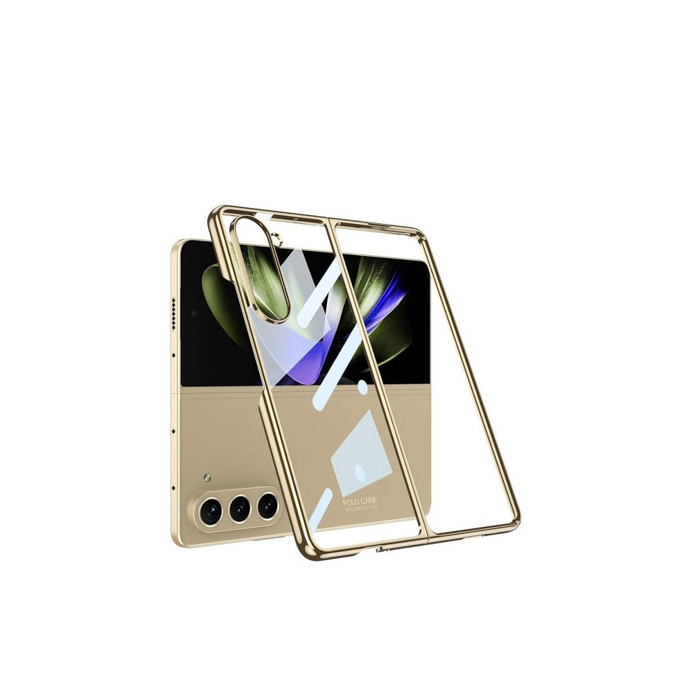Samsung Galaxy Z Fold 5  Ultra-Thin Protective Chrome Series Case-Gold