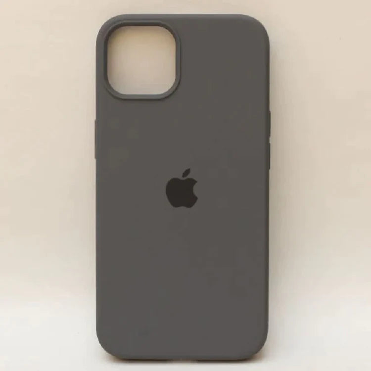 iPhone 13 Pro Max Silicon Case Liquid Silicon Inner Fabric with Logo
