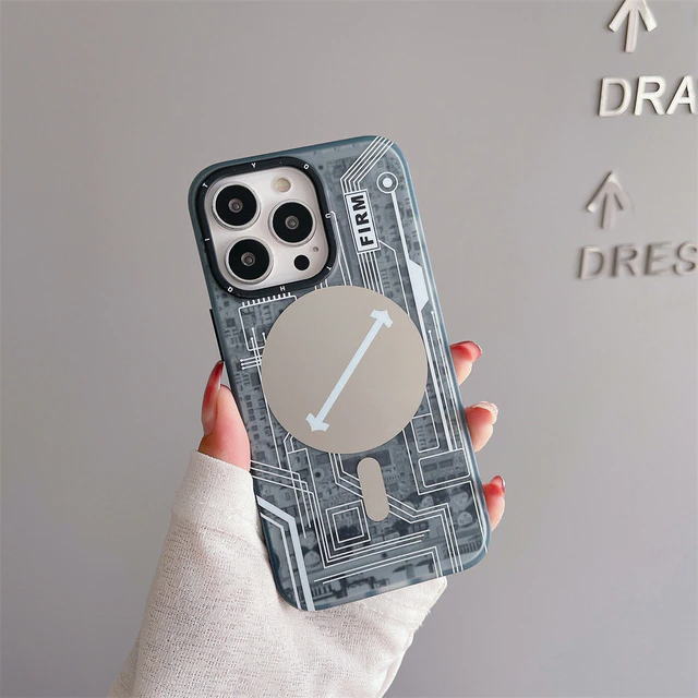 iPhone 14 Pro Circuit Board Design Magsafe Case