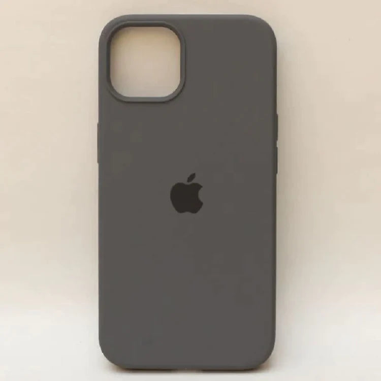 iPhone 12 Pro Silicon Case Liquid Silicon Inner Fabric with Logo