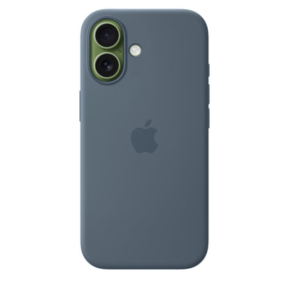 iPhone 17 Silicon Case with Magsafe & Camera Control Button - Anchor Blue