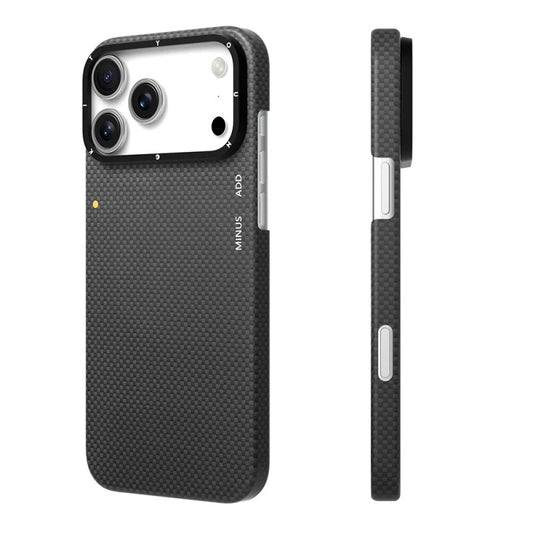 iPhone 17 Pro Max Youngkit Carbon Case, 1500D Aramid Fiber Kevlar Carbon Fibre Extreme Wing Series - Black
