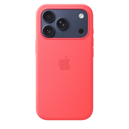 iPhone 17 Pro Max Silicon Case with Magsafe and Camera Control Button - Bright Guava