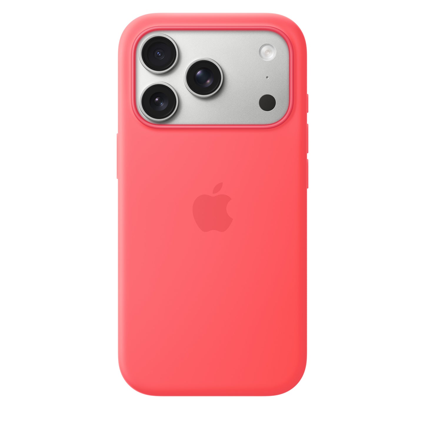 iPhone 17 Pro Max Silicon Case with Magsafe and Camera Control Button - Bright Guava