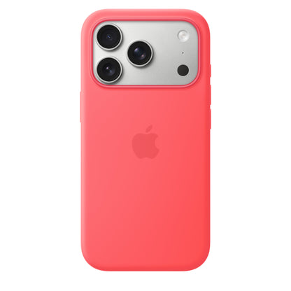 iPhone 17 Pro Max Silicon Case with Magsafe and Camera Control Button - Bright Guava