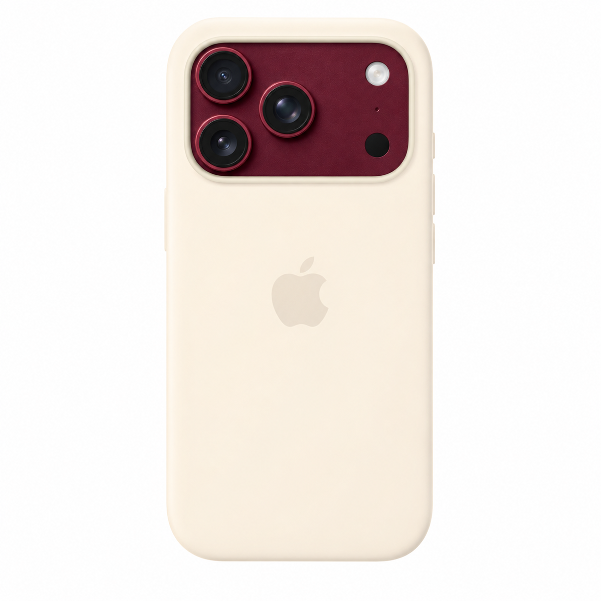 iPhone 18 Pro Silicon Case with Magsafe & Without Camera Control - Vanilla