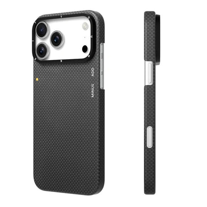 iPhone 18 Pro Max Youngkit Carbon Case, 1500D Aramid Fiber Kevlar Carbon Fibre Extreme Wing Series - Black