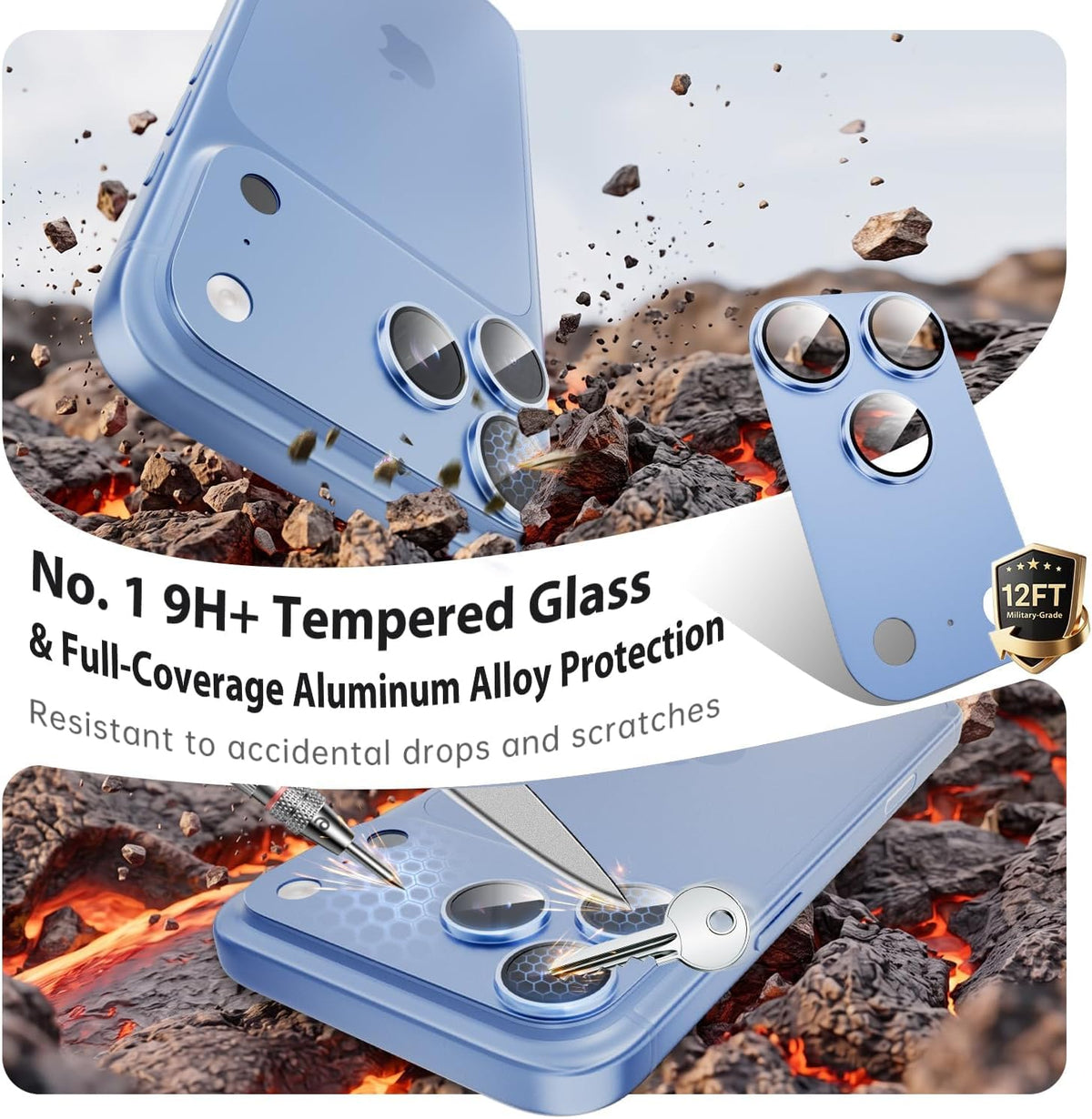 iPhone 18 Pro Max Metal Camera Lens Protector Alloy Metal Camera Cover