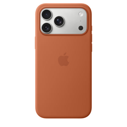 iPhone 18 Pro Max Silicon Case with Magsafe & With Camera Control - Terra Cotta