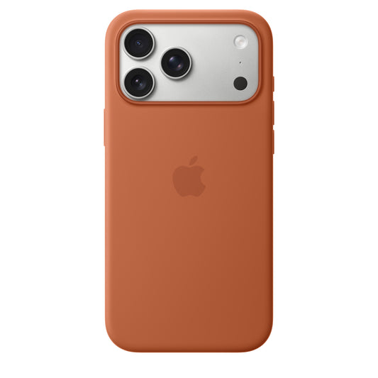 iPhone 18 Pro Silicon Case with Magsafe & With Camera Control Button - Terra Cotta