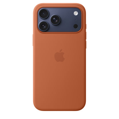 iPhone 18 Pro Max Silicon Case with Magsafe & With Camera Control - Terra Cotta