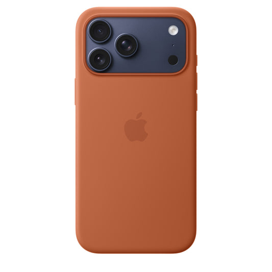 iPhone 18 Pro Silicon Case with Magsafe & With Camera Control Button - Terra Cotta