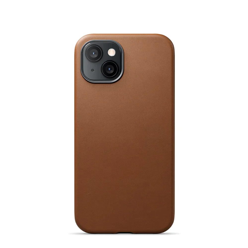 iPhone 14 Genuine Leather Case-Brown