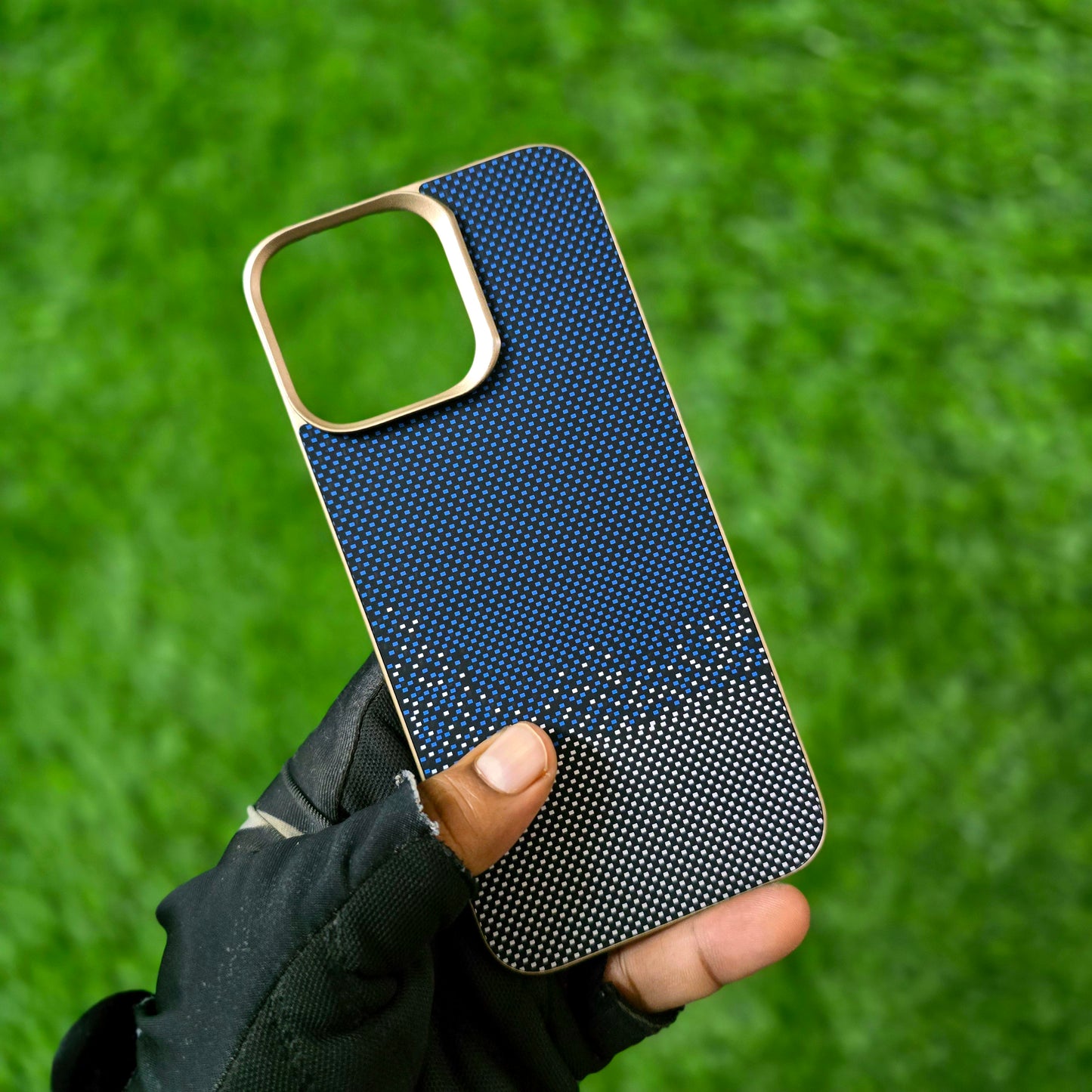 iPhone 16 Pro MagSafe Carbon Texture Back Panel - Blue