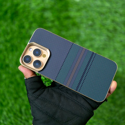 iPhone 16 Pro MagSafe Carbon Texture Back Panel - Green
