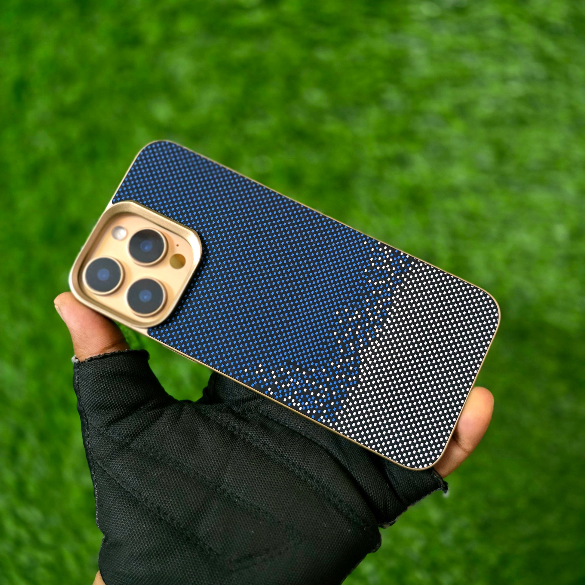 iPhone 16 Pro MagSafe Carbon Texture Back Panel - Blue
