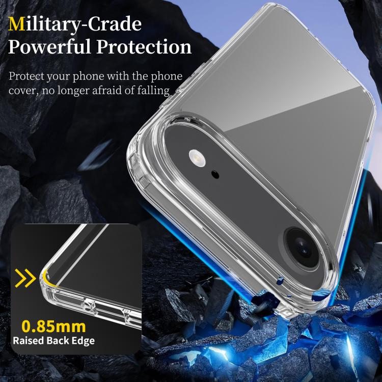 iPhone 17 Air Shockproof Soft TPU Transparent Case - Clear