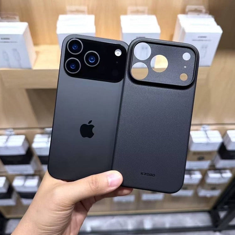 iPhone 17 Pro Ultra Thin KZDOO Air Skin Matte Frosted Back Cover - Black
