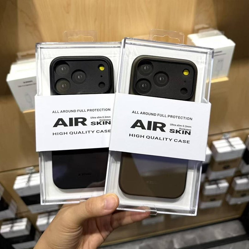 iPhone 17 Pro Ultra Thin KZDOO Air Skin Matte Frosted Back Cover - Black