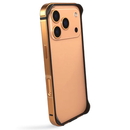 iPhone 17 Pro Max Frame Bumper Cover Inner Soft (No Back) - Orange