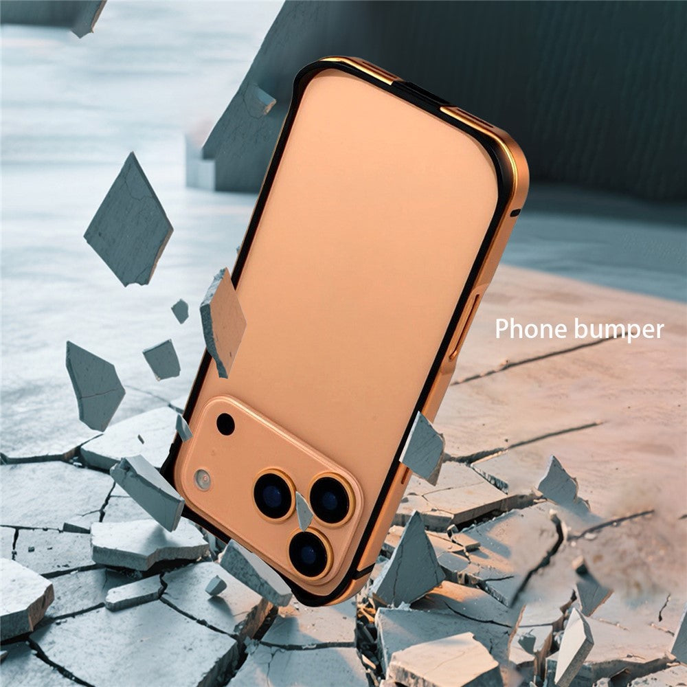iPhone 17 Pro Max Frame Bumper Cover Inner Soft (No Back) - Black