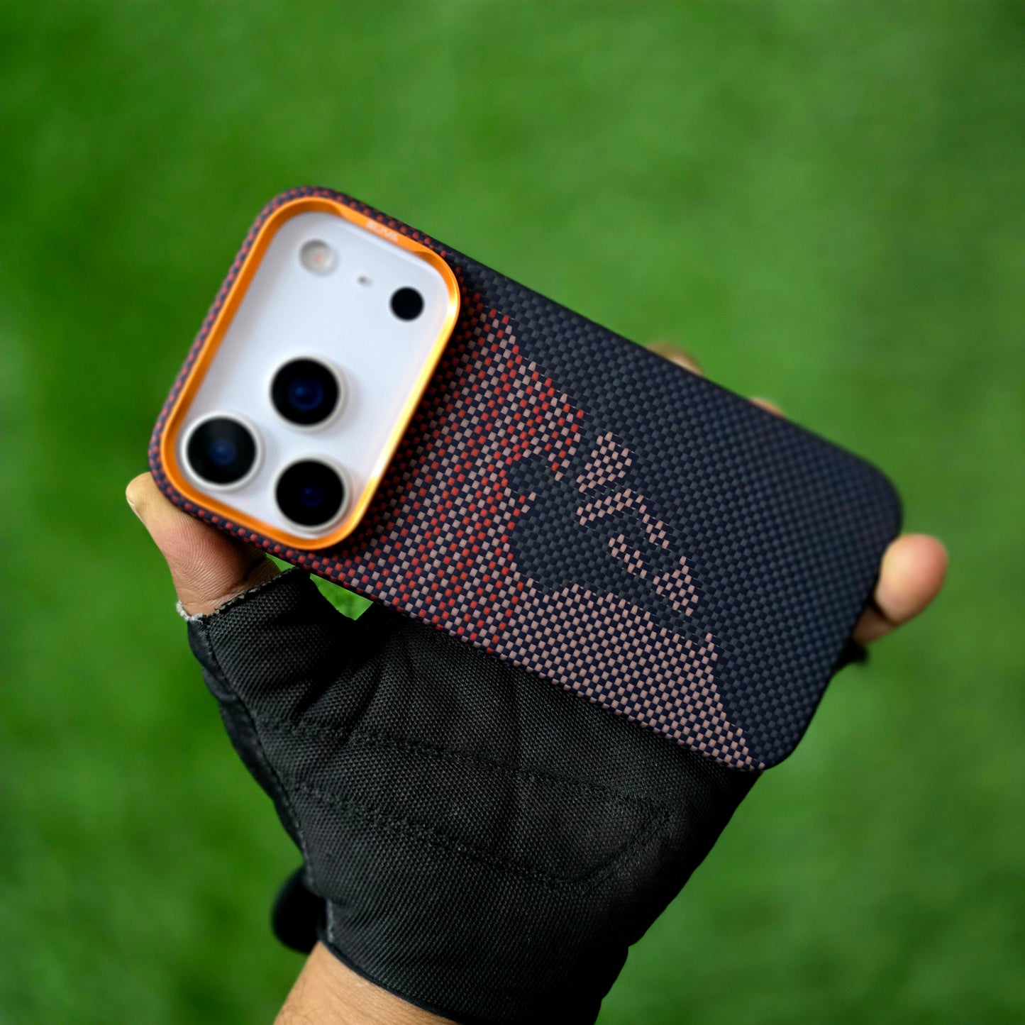 iPhone 17 Pro Max 0.4mm Thin Original SLIVA Real Aramid Carbon Fiber Case with Magsafe - Climber