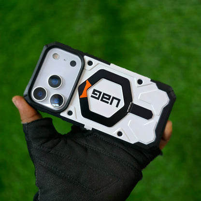iPhone 17 Pro UAG Case, Military Grade Protective UAG Pathfinder Series with Magsafe & Kickstand - White