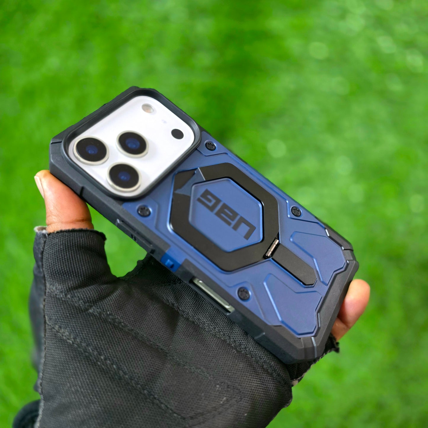 iPhone 17 Pro UAG Case, Military Grade Protective UAG Pathfinder Series with Magsafe & Kickstand - Blue