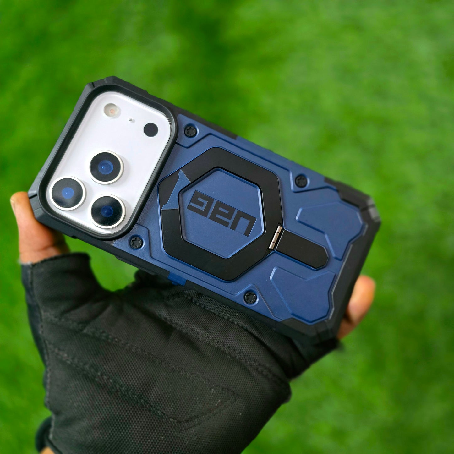 iPhone 17 Pro UAG Case, Military Grade Protective UAG Pathfinder Series with Magsafe & Kickstand - Blue
