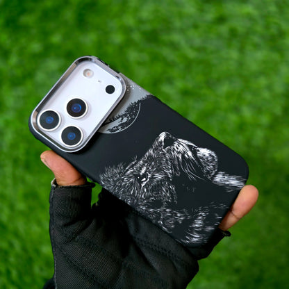 iPhone 17 Pro Max Slim 0.8mm Embossed Lion Looking Sky Cover with Magsafe - Lion