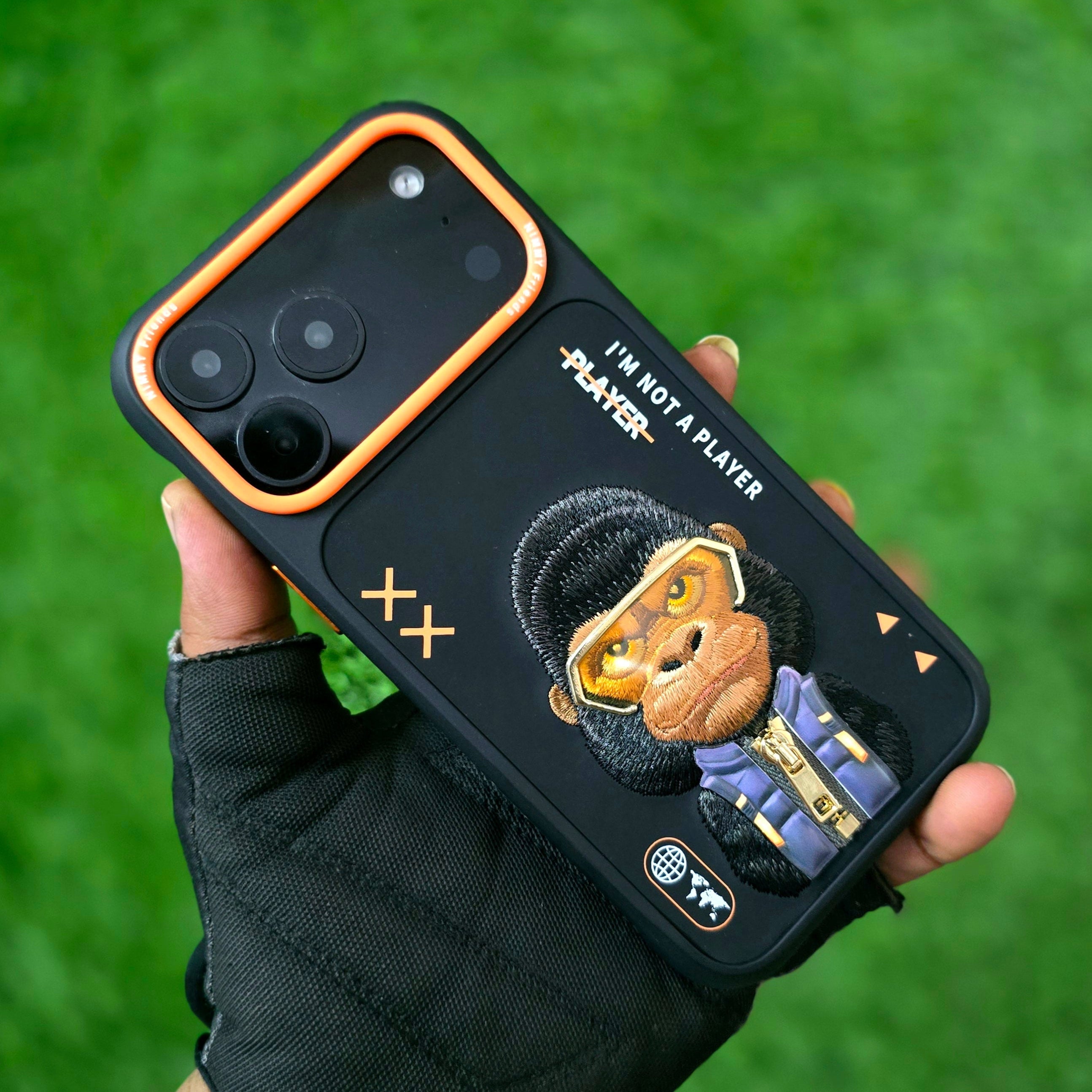 iPhone 17 Pro Nimmy Case, 3D Embroidery Winter Jacket Series Back